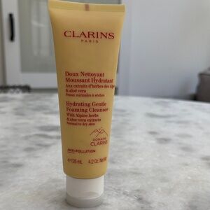 Clarins Paris Hydrating Gentle Foaming Face Cleanser Larger 4.2 ounces
